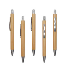 Office Pens Eco Friendly Wood Bamboo Advertising Ballpoint Pen Custom pen with logo ball pen